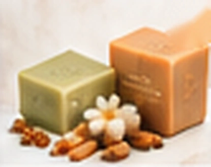 Ayurveda soap set product presentation