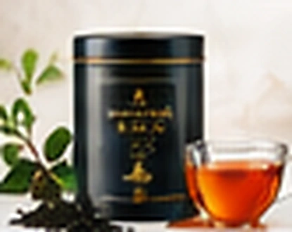 Ceylon black tea product presentation